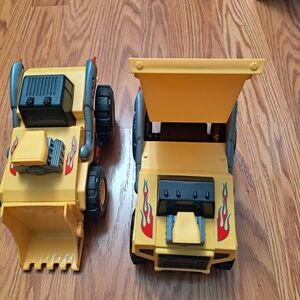 Yellow Construction Toy Trucks